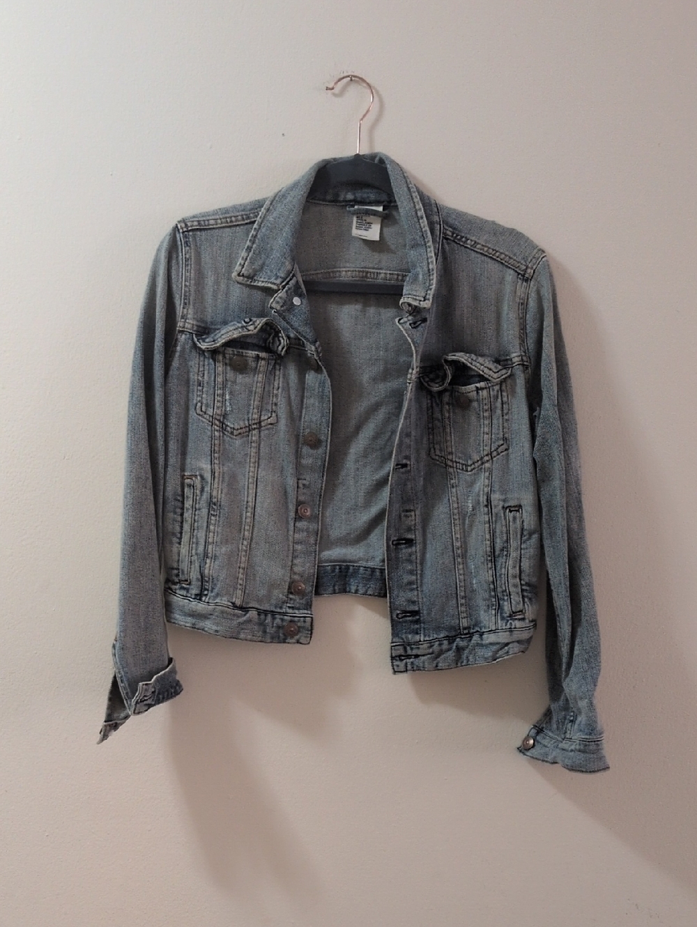 H&M Light Blue Denim Jean Jacket